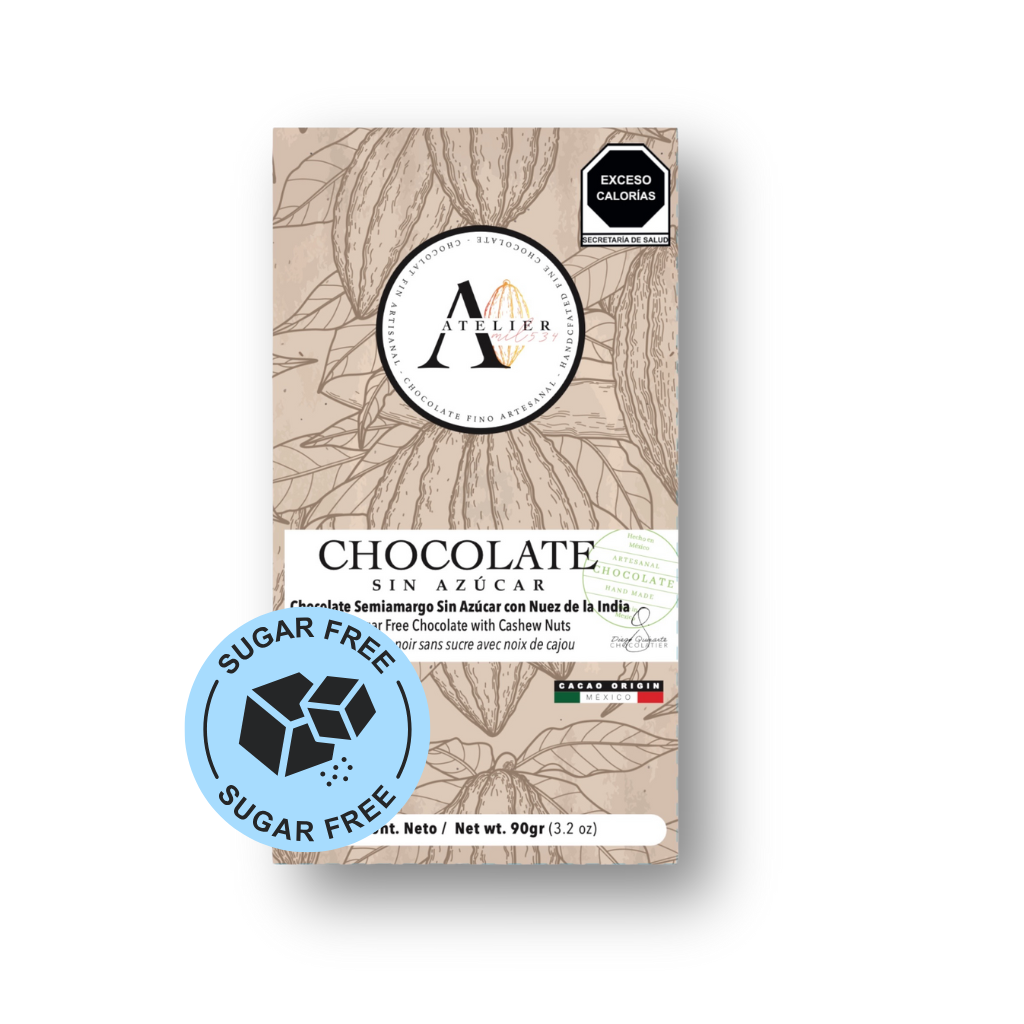 SUGAR-FREE Chocolate Bar WITH INDIA WALNUT, 90g