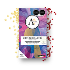 WHITE Chocolate bar WITH PINK PEPPER, 90g