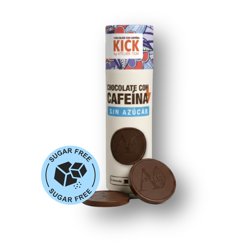 KICK - Chocolat sans sucre avec caféine