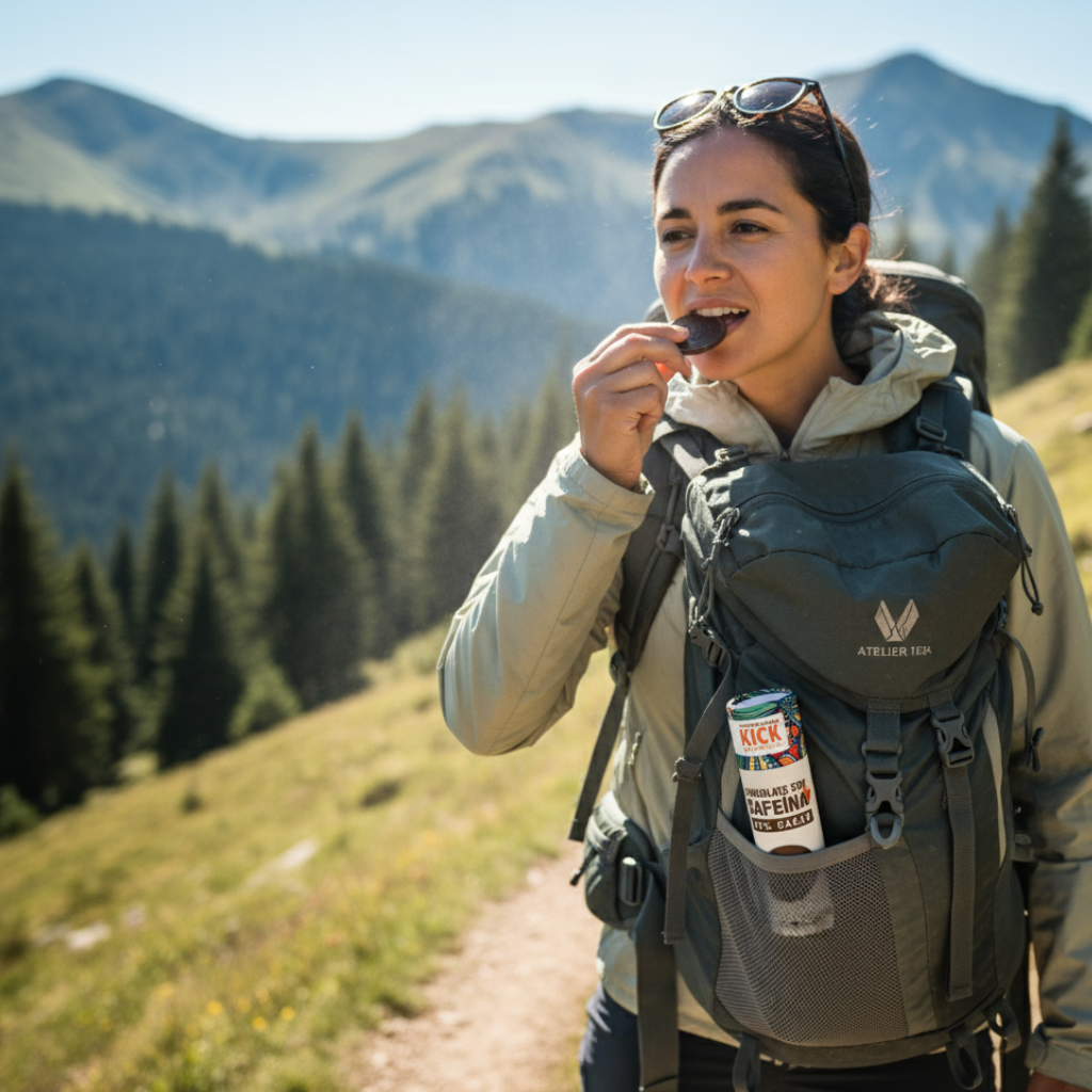 KICK - Chocolat noir avec caféine