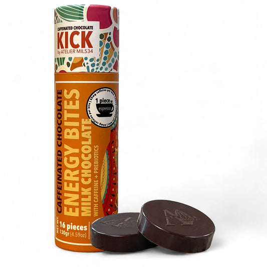 KICK - Chocolate con leche con cafeína