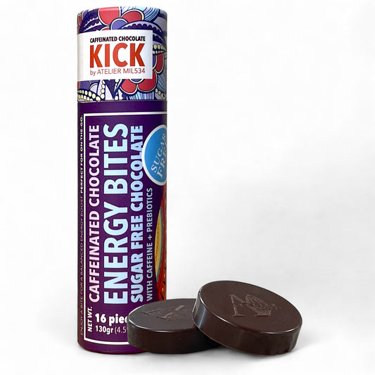 KICK - Chocolate Sin Azúcar con Cafeína